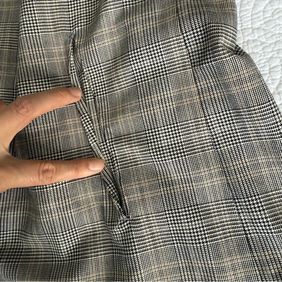 Babaton Gray Plaid Blazer size 14 - Picture 14 of 15